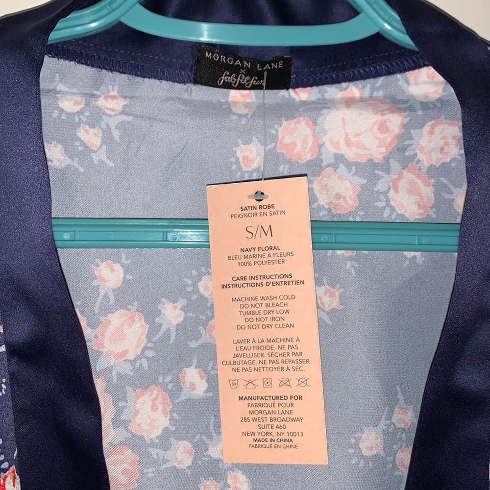 morgan lane x fabfitfun polyester robe - Picture 2 of 6